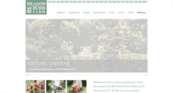 Desktop Screenshot of meadowburnfarm.com